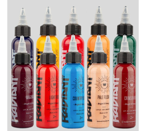 Тату краска Radiant Colors 101 Color Set