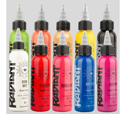 Тату краска Radiant Colors 101 Color Set