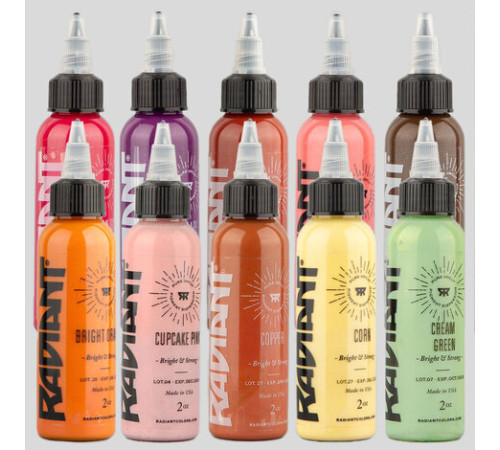 Тату краска Radiant Colors 101 Color Set