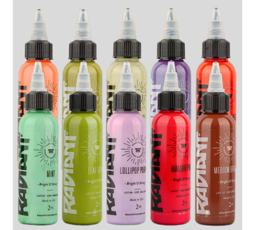 Тату краска Radiant Colors 101 Color Set