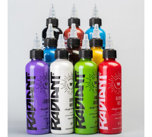 Тату краска Radiant Colors 10 Color Set