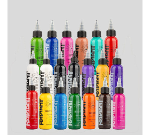 Тату краска Radiant Colors 20 Color Set