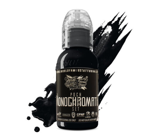 Краска World Famous Tattoo Ink Poch's Monochromatic - 4B