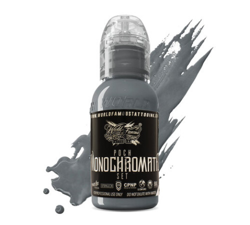 Краска World Famous Tattoo Ink Poch's Monochromatic - HB