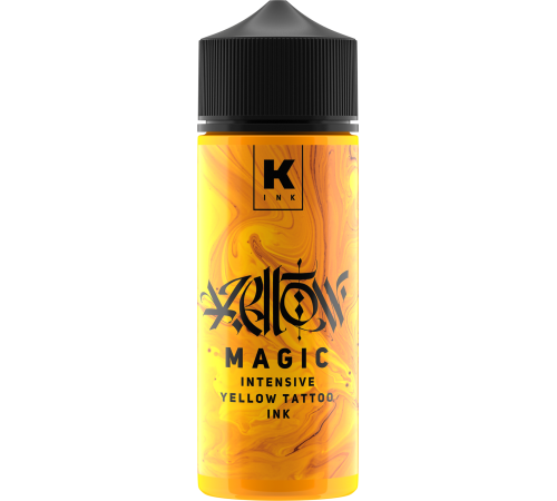 Тату краска ink - Yellow Magic Intensive - 120 мл