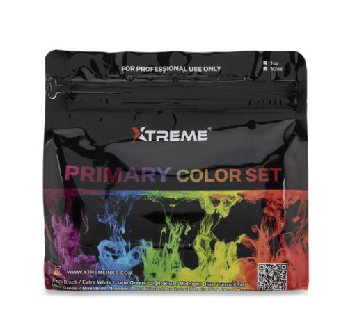 Тату краска Xtreme Ink 12vPrimary Color Set