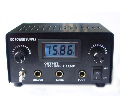 Блок питания TP-108A Black (2 тату машинки)