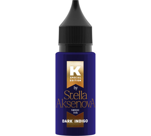Тату краска ink - Dark Indigo от Стеллы Аксеновой - 15 мл