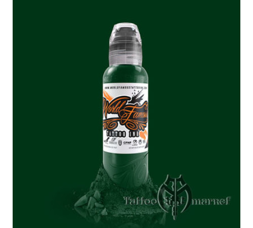Краска World Famous Tattoo Ink Vegas Green