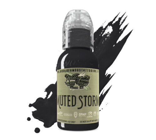 Краска World Famous Tattoo Ink Poch Muted Storms - Down Pour
