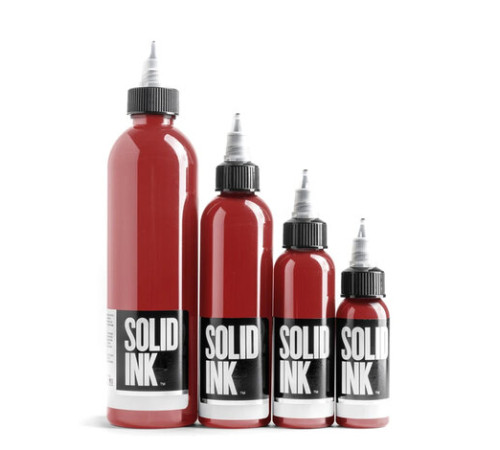 Тату краска Solid Ink Super Red