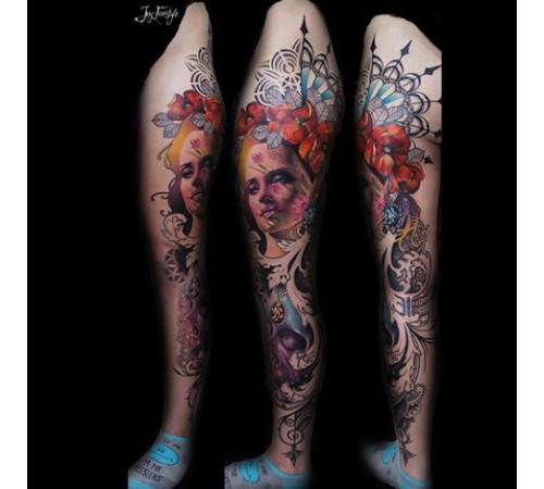Краска World Famous Tattoo Ink Jay Freestyle Watercolor Ink Set (12 пигментов)