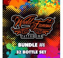 Краска World Famous Tattoo Ink 32 Bottle Color Set