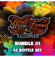 Краска World Famous Tattoo Ink 32 Bottle Color Set
