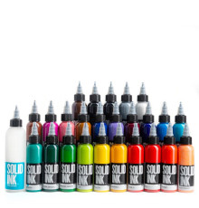 Сет красок для татуировок Solid ink 25 Colors Fundamental Set