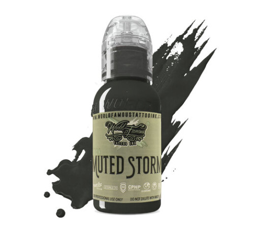 Краска World Famous Tattoo Ink Poch Muted Storms - Hurricane