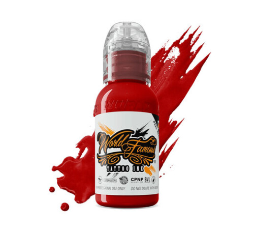 Краска World Famous Tattoo Ink Paul Rogers Red