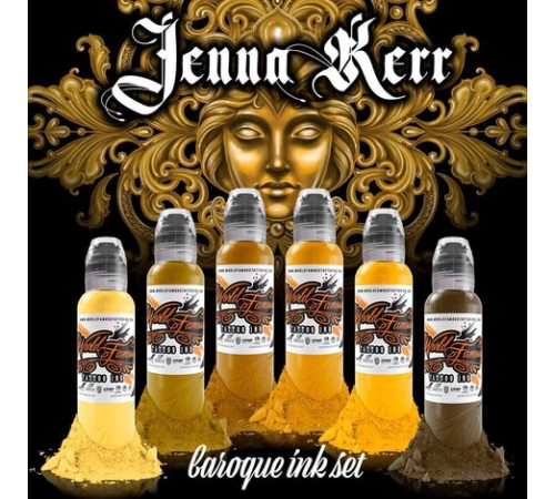 Tattoo Ink Jenna Kerr's Baroque Color Set (6 пигментов)