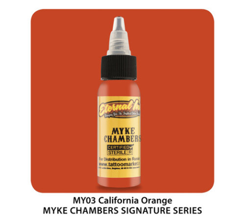 Тату краска Eternal California Orange