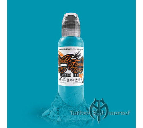 Краска World Famous Tattoo Ink Algarve Aqua