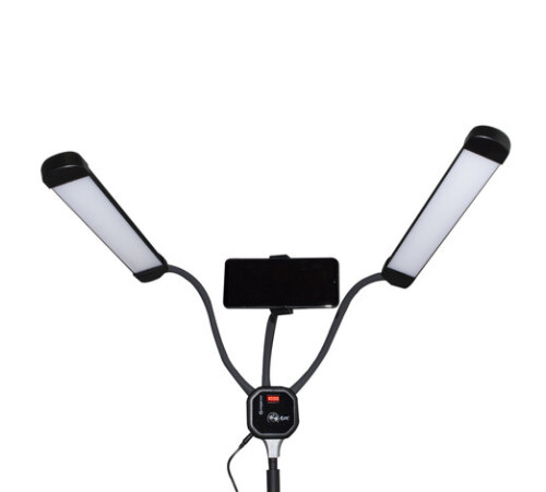 Мебель для тату салона Двойная лампа с 2 LED-панелями bi-color