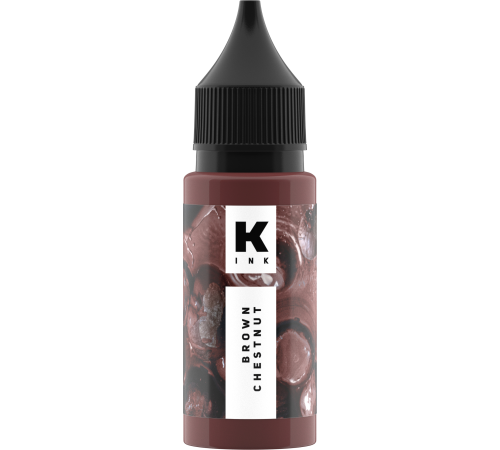 Тату краска ink - Коричневый Каштан - 15 мл