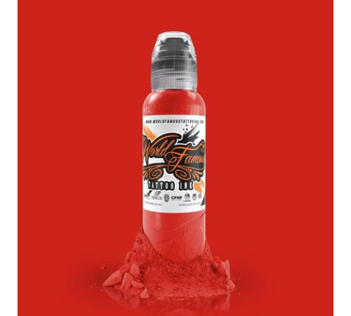 Краска World Famous Tattoo Ink Mayon Lava Red