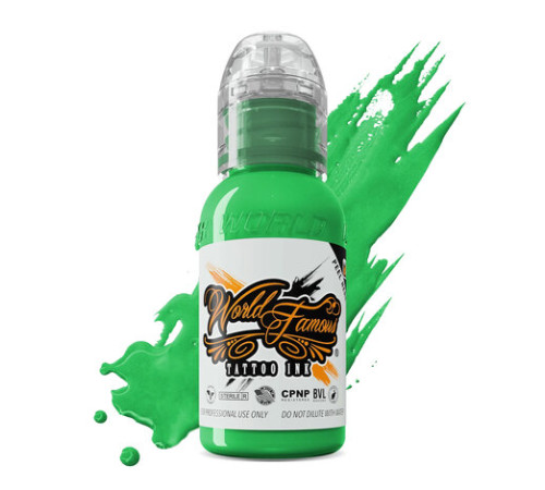 Краска World Famous Tattoo Ink Mint Green
