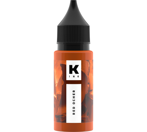 Тату краска ink - Красная Охра - 15 мл