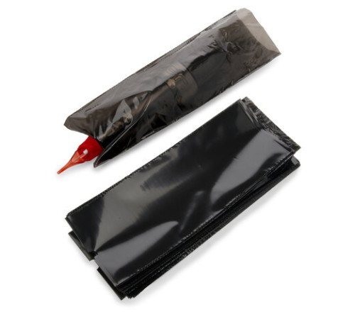 Барьерная защита на тату машинки AVA Pen Sleeve Black 60x180 мм (100 шт.)