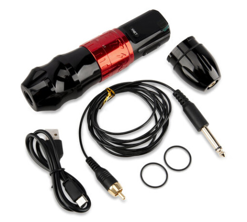 Беспроводная тату машинка XNET Bestia Wireless Red