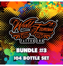 Краска World Famous Tattoo Ink 104 Bottle Color Set
