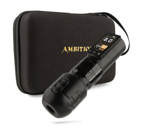 Беспроводная тату машинка Ambition Soldier 270 W Black