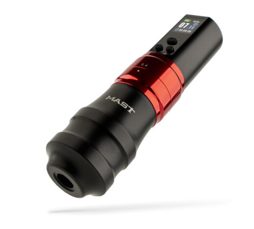 Беспроводная тату машинка Mast Fold Pro 2 (Black-Red) - 2 держателя