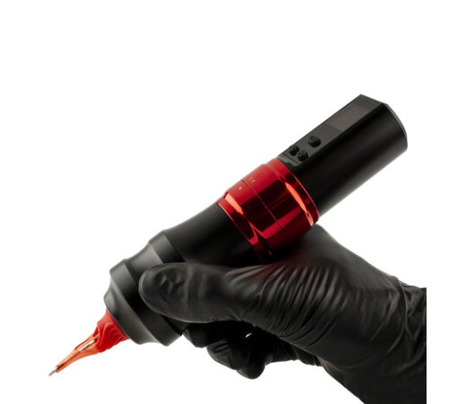 Беспроводная тату машинка Mast Fold Pro 2 (Black-Red) - 2 держателя