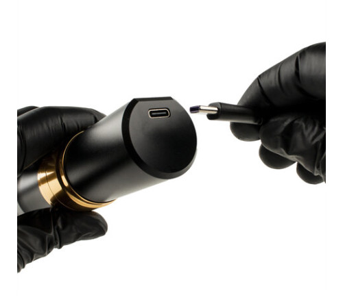 Беспроводная тату машинка Mast Fold Pro 2 (Black-Gold) - 2 держателя