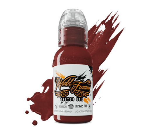Краска World Famous Tattoo Ink Dima NBK - Fire Red #3 - 30 мл