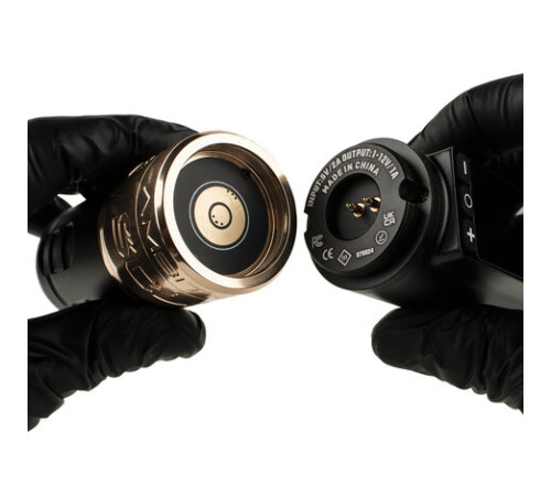 Беспроводная тату машинка Ambition Soldier 270 W Gold