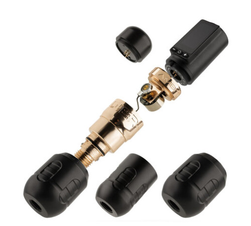 Беспроводная тату машинка Ambition Soldier 270 W Gold