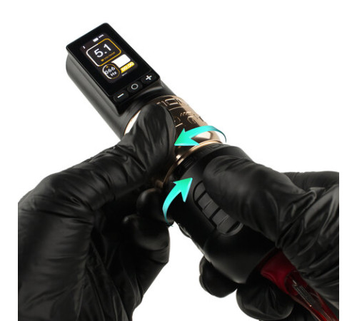 Беспроводная тату машинка Ambition Soldier 270 W Gold