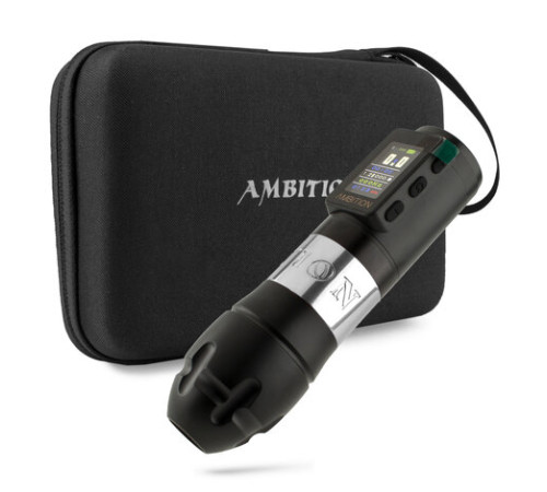 Беспроводная тату машинка Ambition Vibe Max Silver (2.5-4.0 мм)