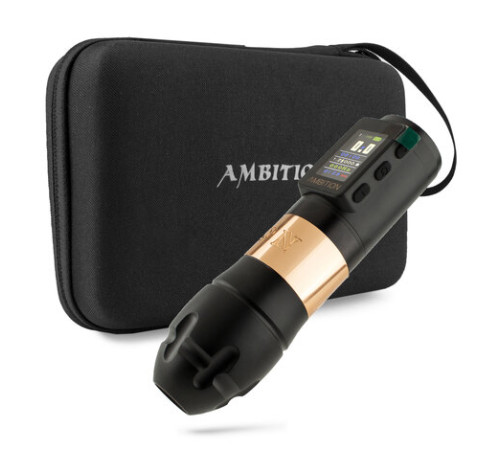Беспроводная тату машинка Ambition Vibe Max Gold (4.0 мм)