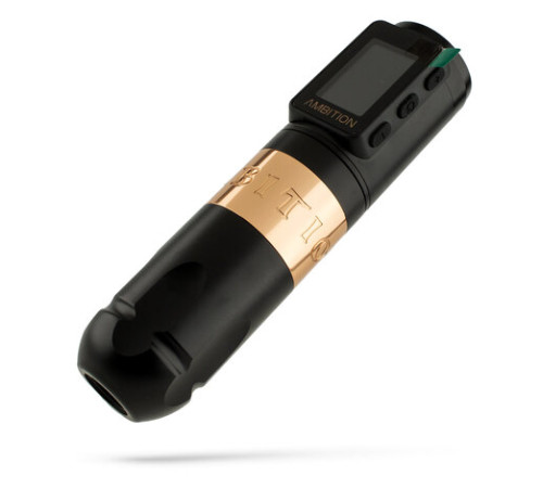 Беспроводная тату машинка Ambition Vibe Max Gold (4.0 мм)