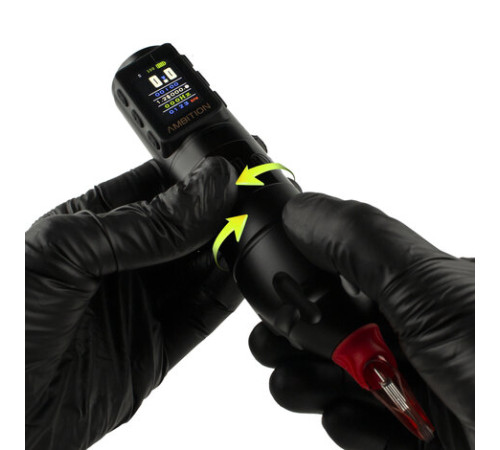 Беспроводная тату машинка Ambition Vibe Max Black (4.0 мм)