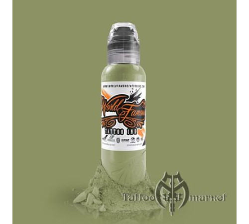 Краска World Famous Tattoo Ink Rotten Greens Vincent Zattera Set (6 пигментов)