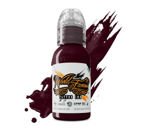 Краска World Famous Tattoo Ink Burgundy Wine