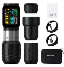 Тату машинка Ambition Zetton Pro 4.0мм + 3.5мм - Silver
