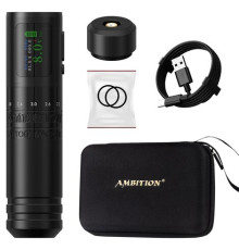 Беспроводная тату машинка Ambition С1 с рег. ходом 2.0 mm - 4.2 mm