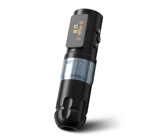 Беспроводная тату машинка Ambition Shura-X Wireless 3.5мм + 4.0мм - Silver