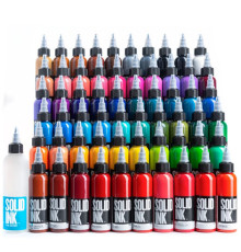 Тату краска Solid Ink 60 Colors Mega Set